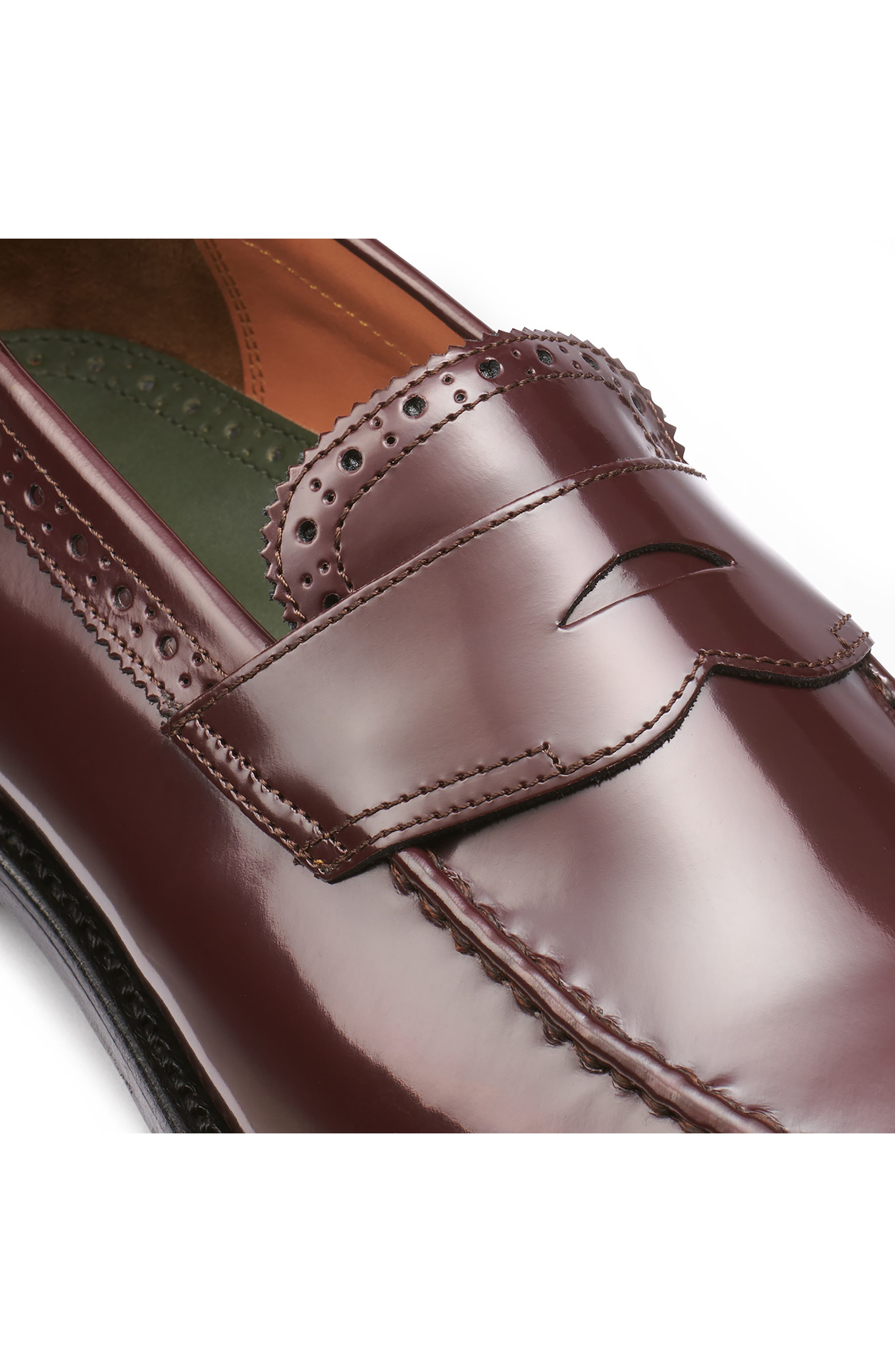 G.H.BASS Monogram Penny Loafer, Alternate, color, Wine