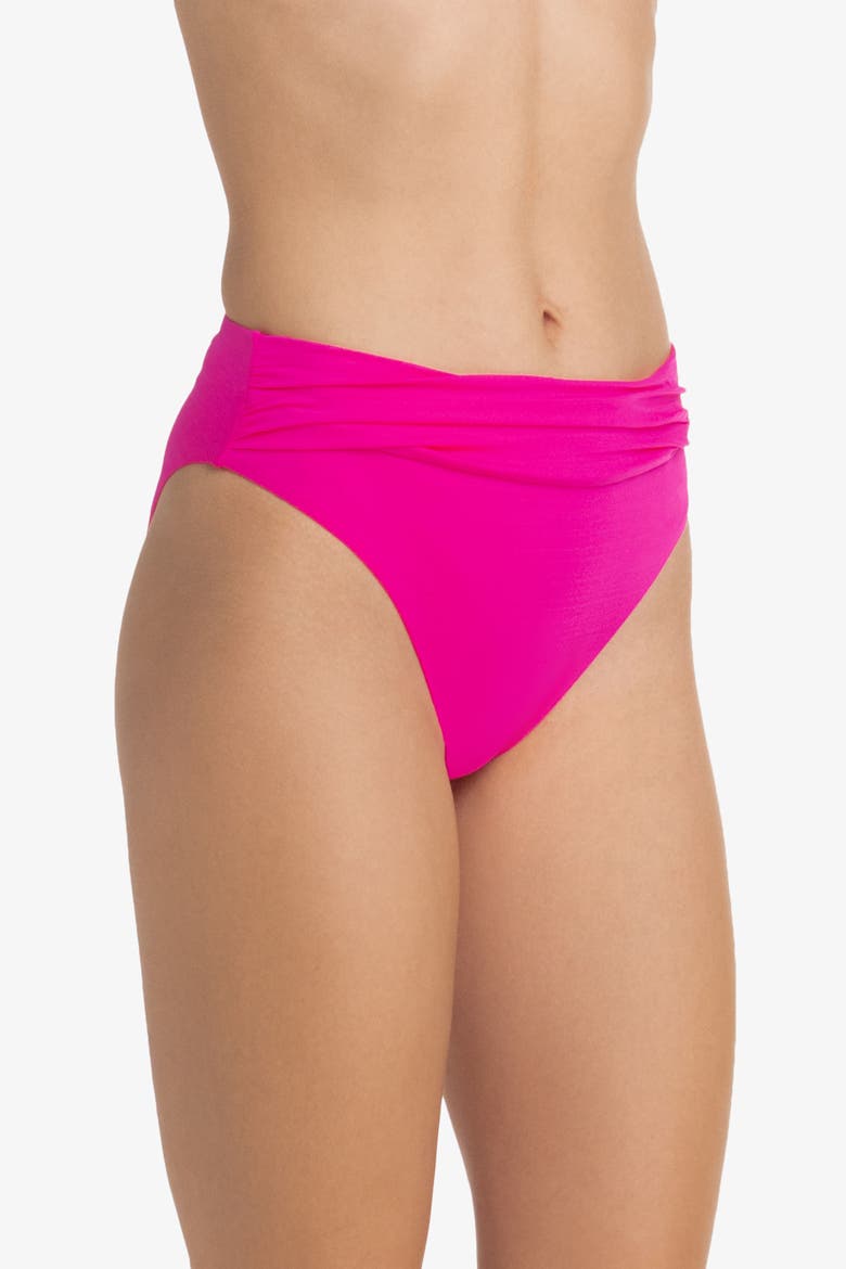 Shirred Bottom, Alternate, color, Textured Lotus Pink