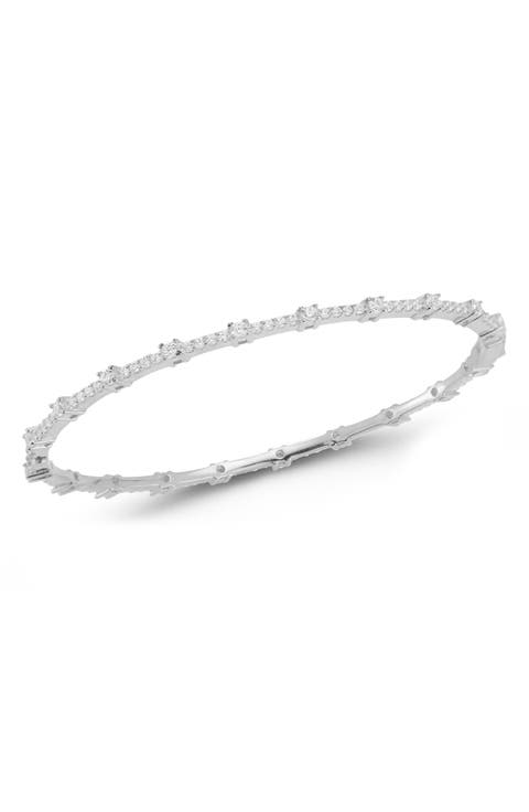 Cubic Zirconia Bangle Bracelet