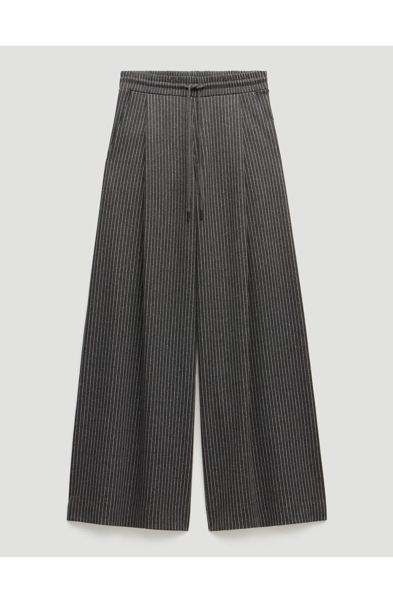 Hush Pinstripe Wide Leg Jogger, Alternate, color, 