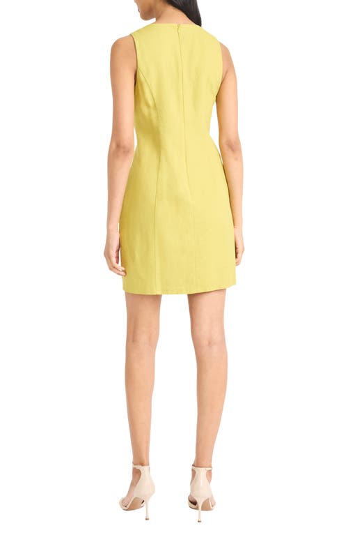 Donna Morgan For Maggy Sleeveless Linen Blend Sheath Dress