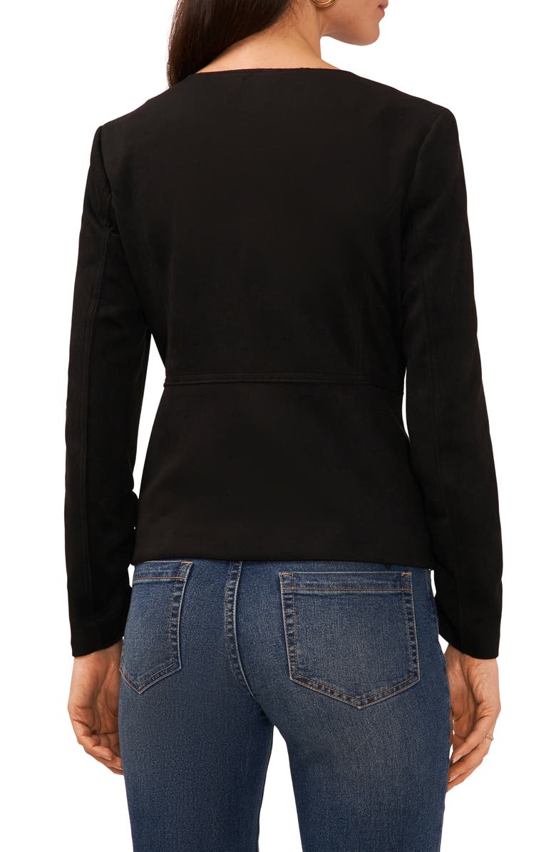 Vince Camuto Faux Suede Jacket, Alternate, color, 