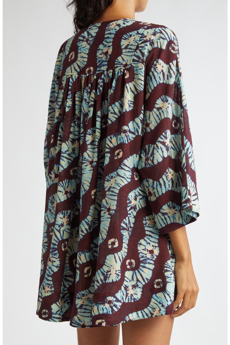 Rainn Cotton Blend Cover-Up Dress, Alternate, color, PIETRA