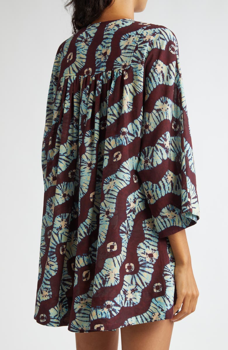 Ulla Johnson Rainn Cotton Blend Cover-Up Dress, Alternate, color, Pietra