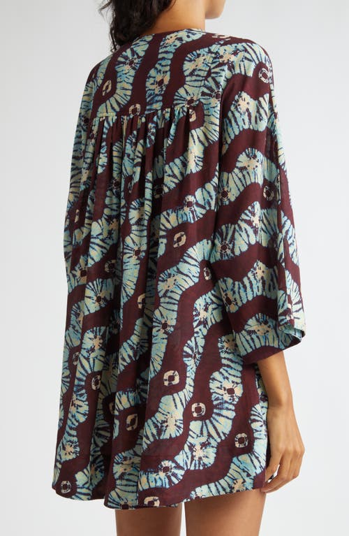 Ulla Johnson Rainn Cotton Blend Cover-up Dress In Brown