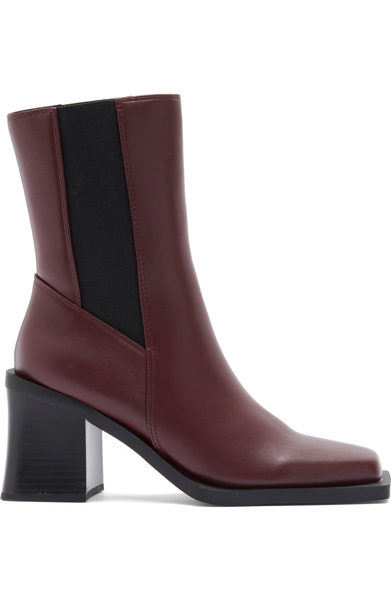 Topshop Block Heel Chelsea Boot, Alternate, color,