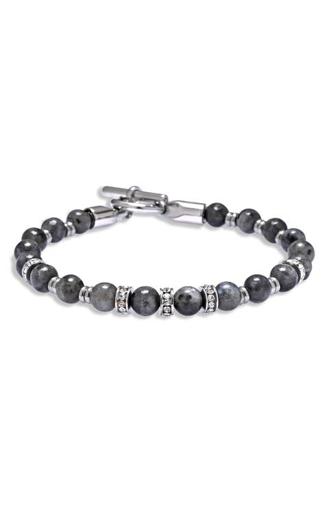 Liam Labradorite Beaded Bracelet