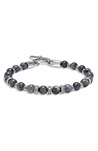 Liam Labradorite Beaded Bracelet