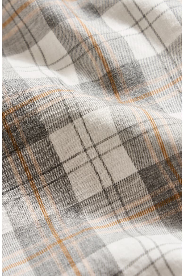 Hutcheson Plaid Cotton Button-Up Shirt, Alternate, color, GREY MULTI