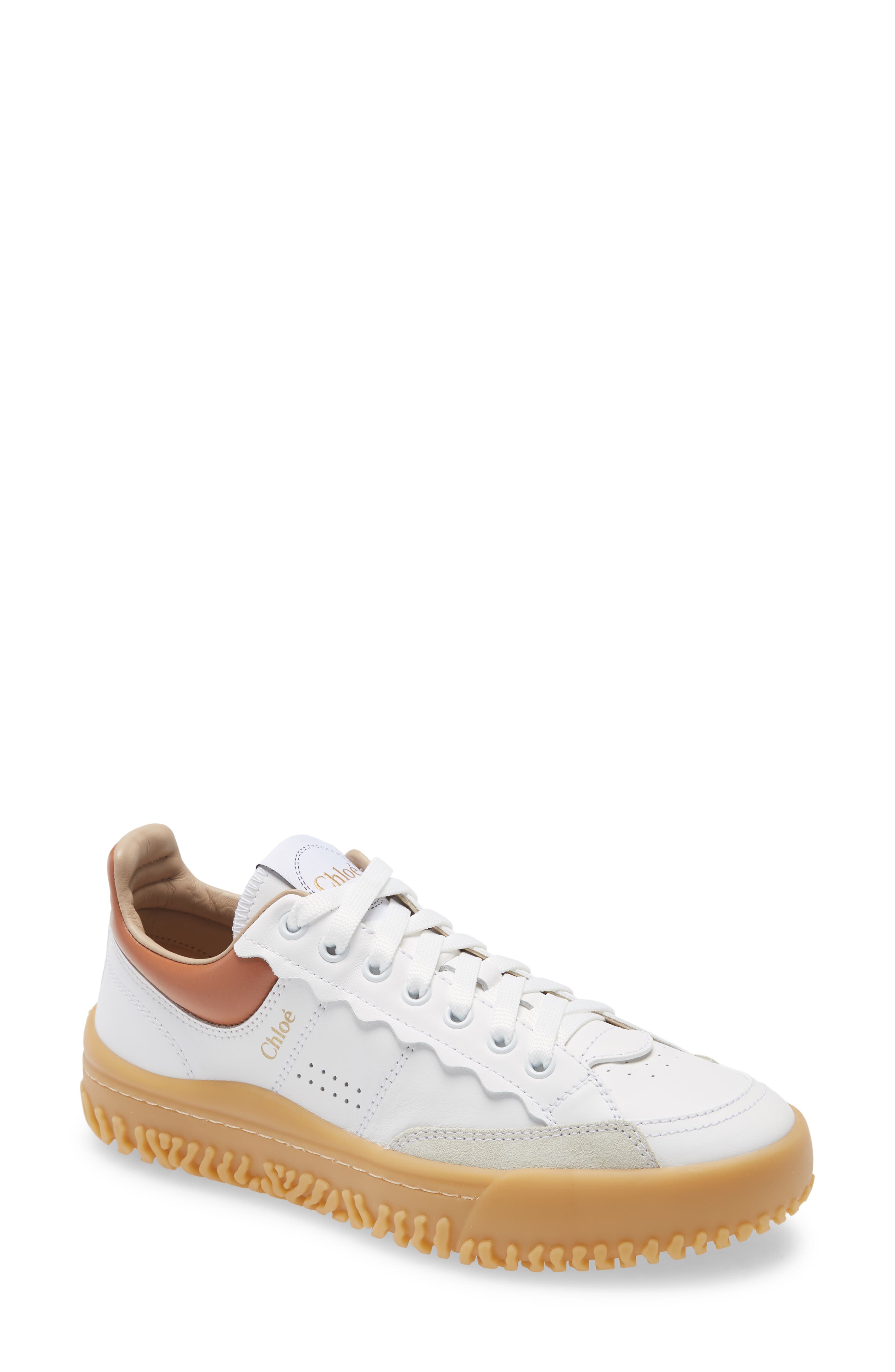 Franckie Low Top Sneaker, Main, color, WHITE/ BEIGE