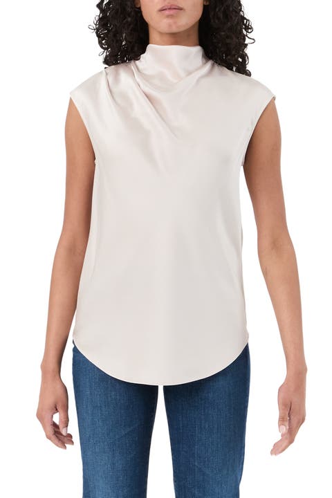 Mikan Satin Cowl Neck Top