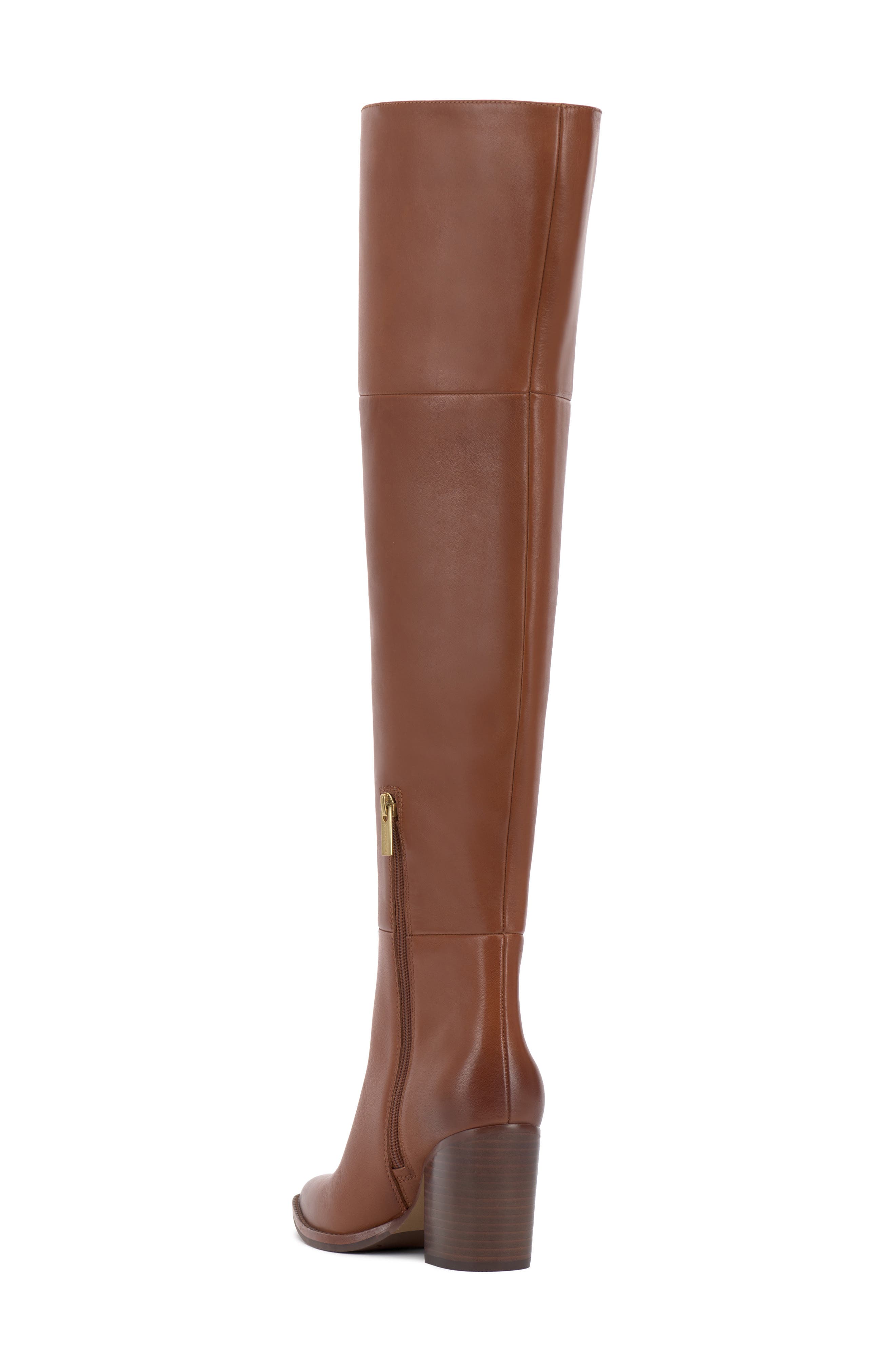 Vince Camuto Paulie Over the Knee Boot, Alternate, color, Whiskey Brown Leather
