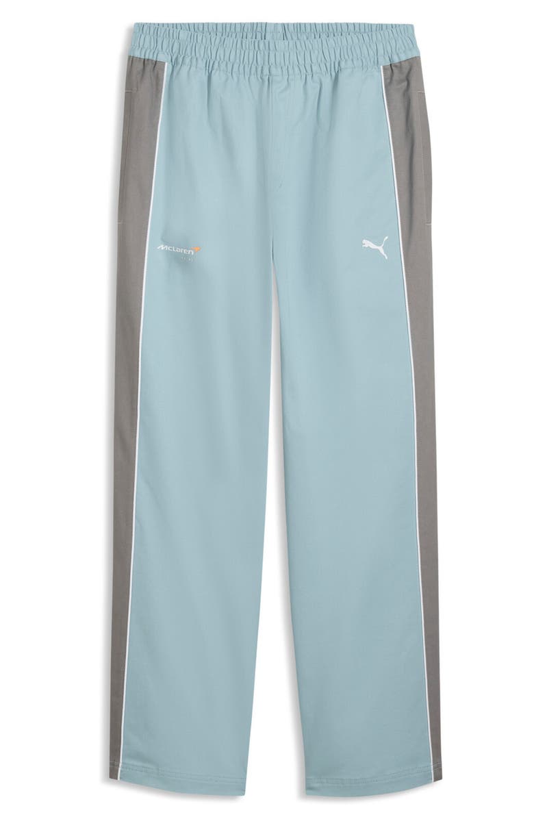 PUMA Relaxed Fit McLaren Track Pants, Alternate, color, Seafoam