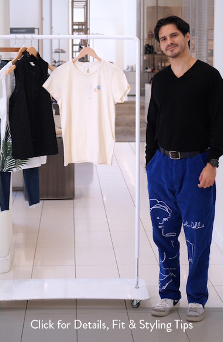 Seashell Cotton Graphic T-Shirt, sales video thumbnail