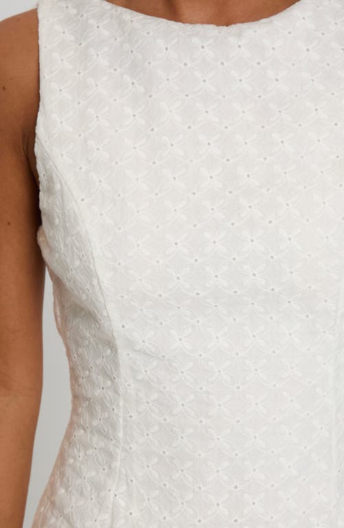 PRINCESS POLLY PRINCESS POLLY PACIE BRODERIE COTTON MINIDRESS