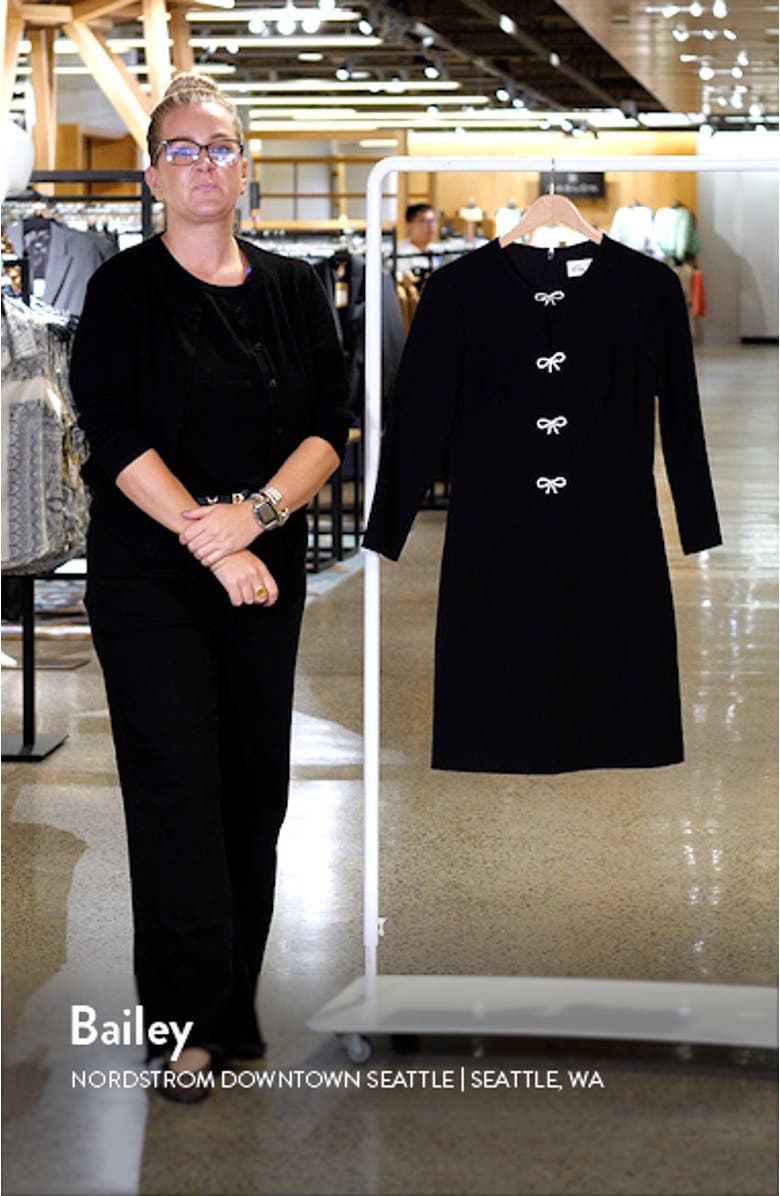 Bow Embellished A-Line Dress, sales video thumbnail