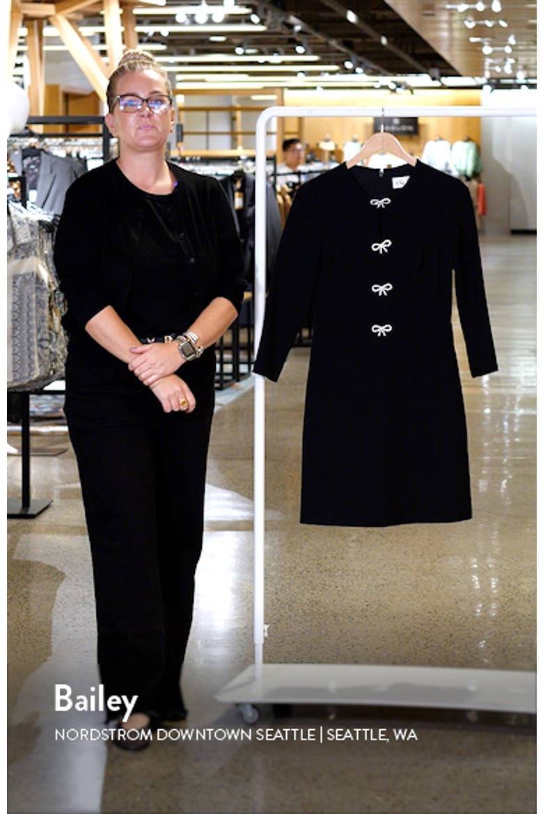 Bow Embellished A-Line Dress video