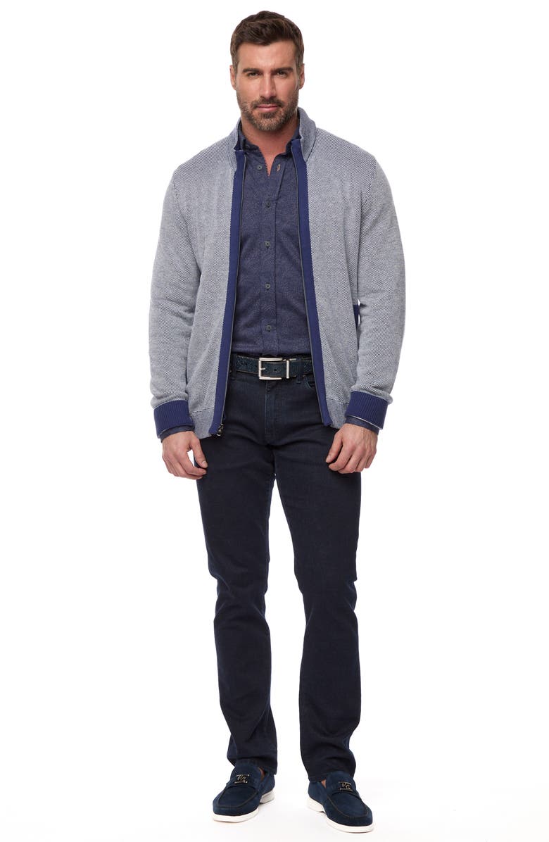 Robert Graham Stefan Zip-Up Sweater, Alternate, color,