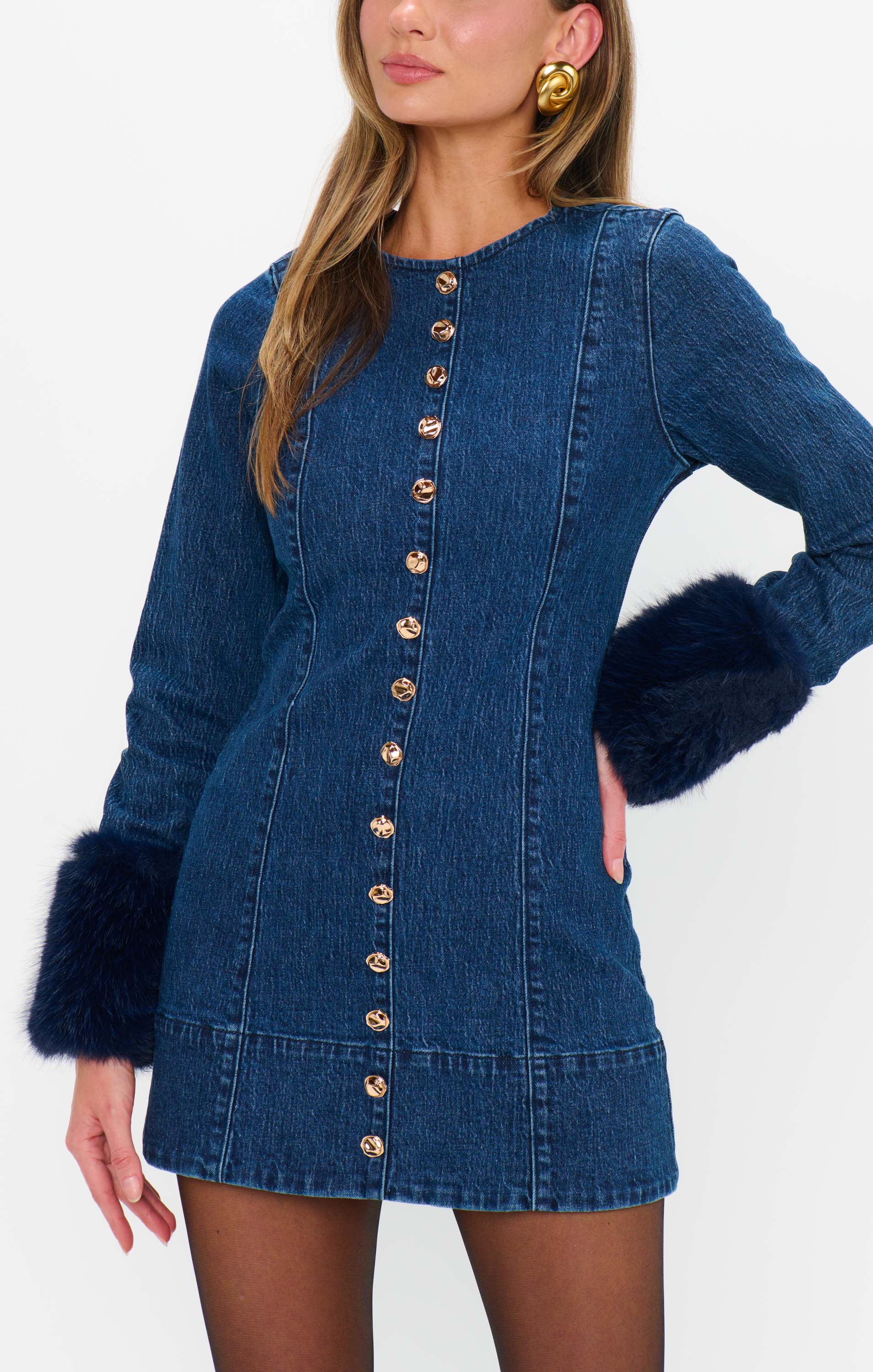 denim mumu dress Denim Dresses for Women