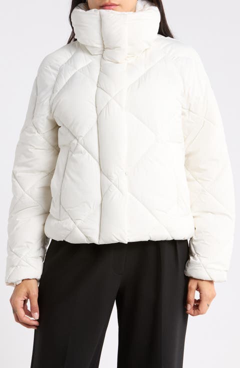 Diamond Quilted Cloud Puffer Jacket