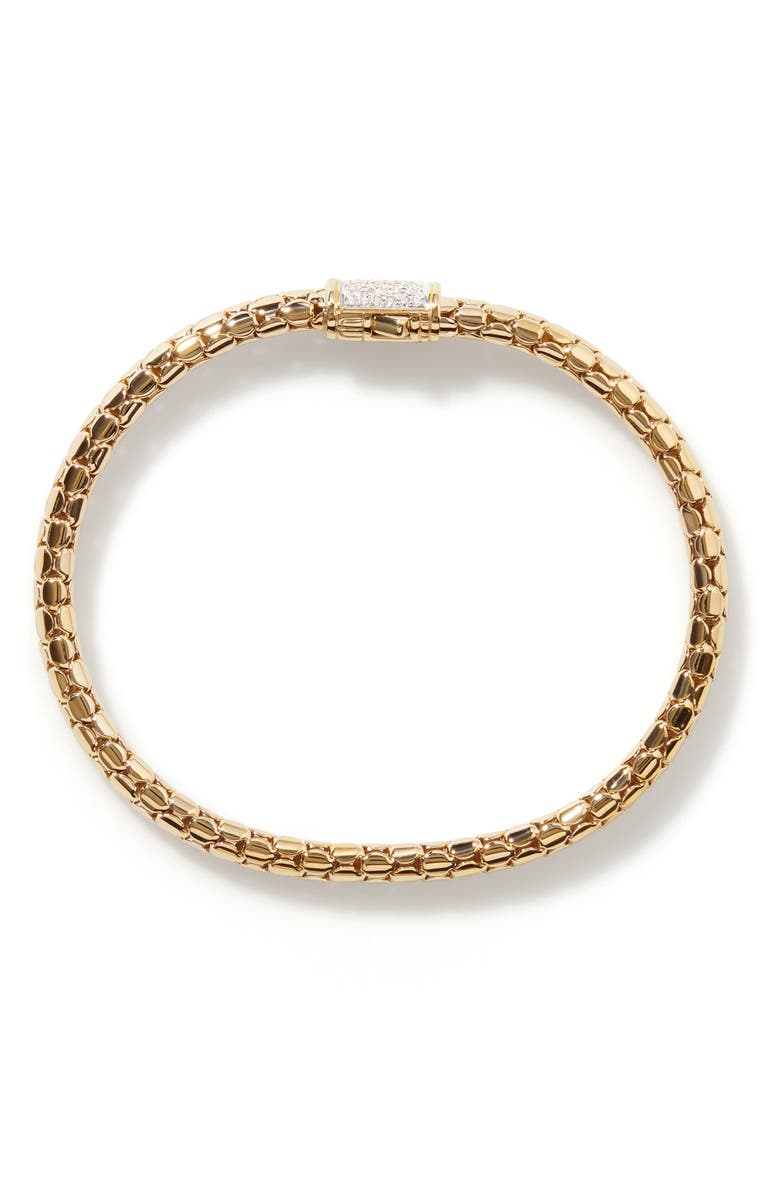 John Hardy Dot Chain Pavé Diamond Bracelet, Alternate, color, 