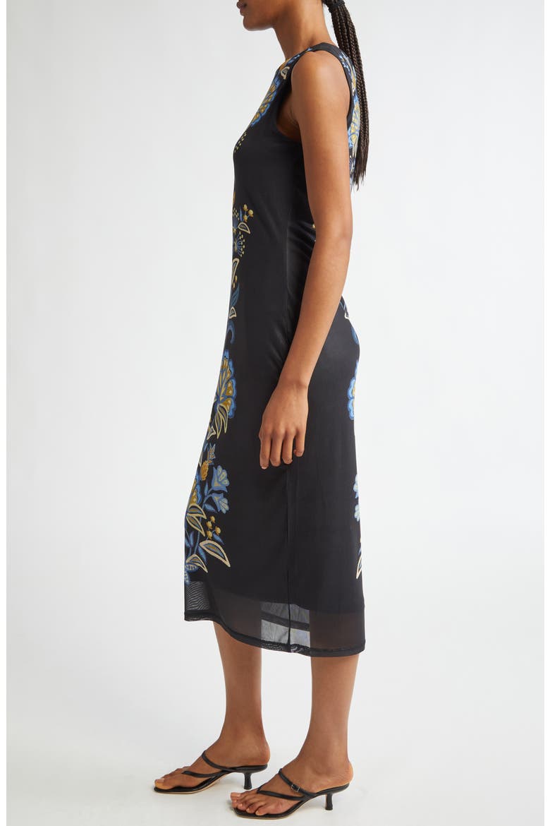 Endless Summer Sleeveless Midi Dress, Alternate, color, NAVY/ PLACEHOLDER