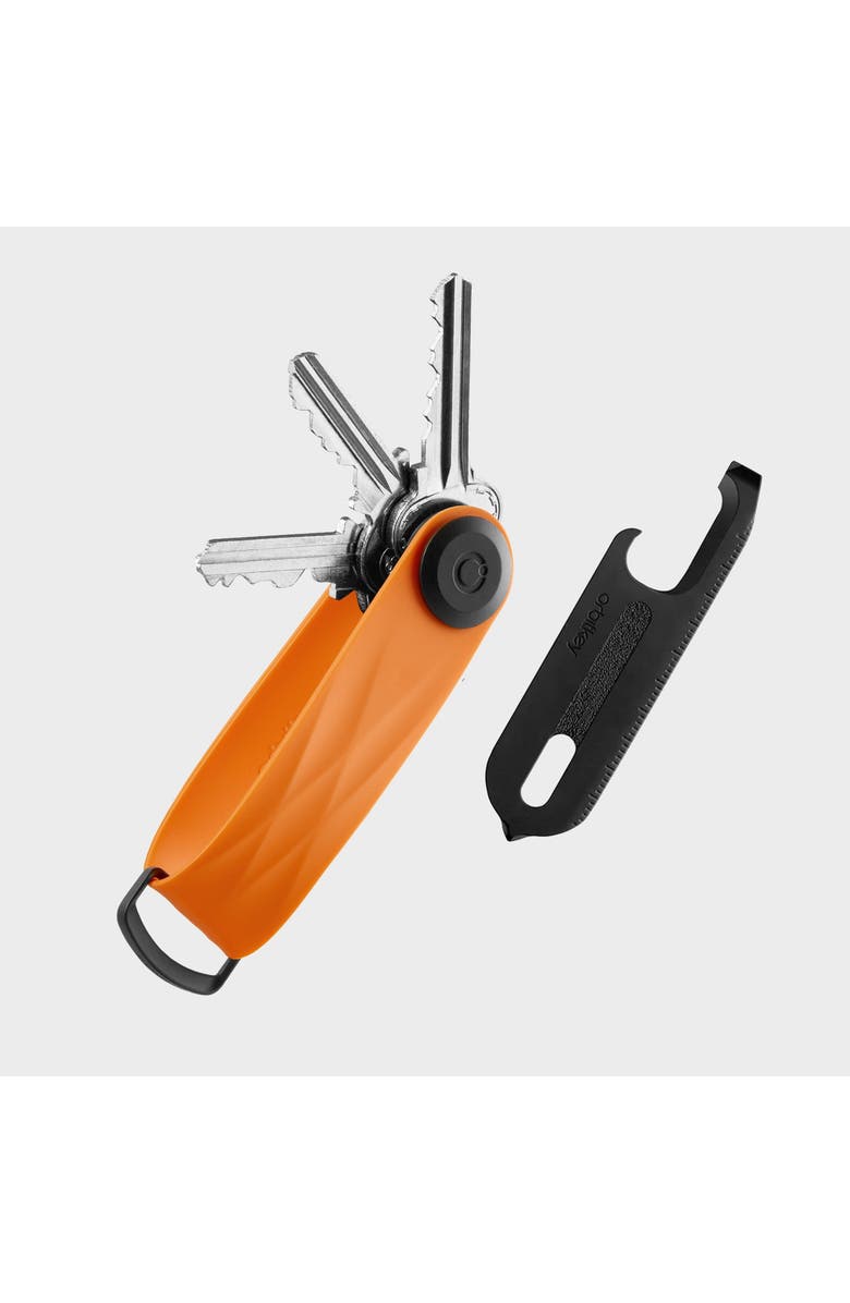 Orbitkey Active Key Organiser + Multitool v2 Set, Alternate, color, Tangerine