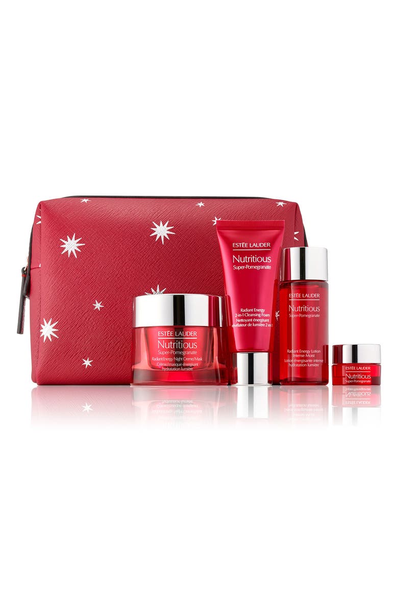 Estée Lauder Nutritious Super-Pomegranate Night Detox & Glow Set, Main, color,