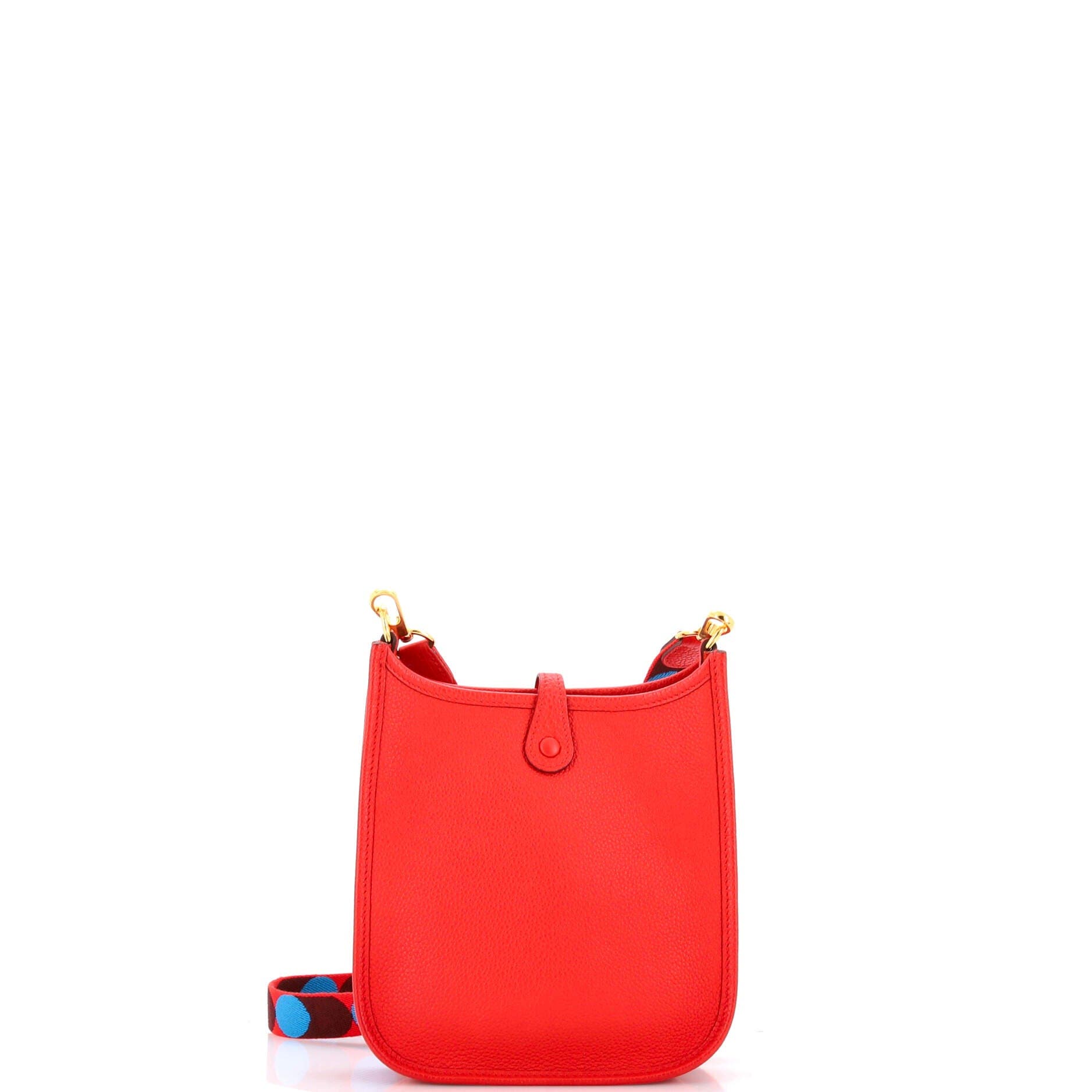 Pre-Owned Hermes Evelyne Bag Gen III Maurice TPM, Alternate, color, Rouge De Coeur