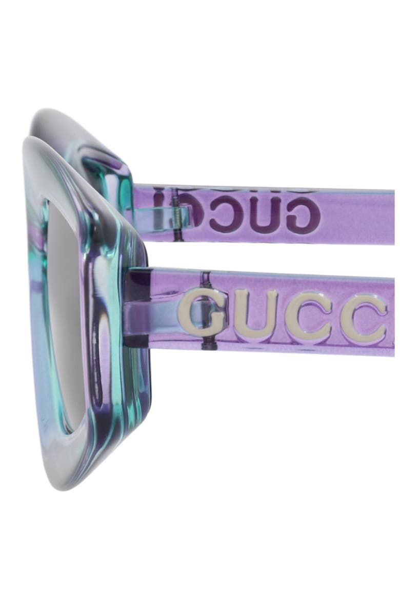 51mm Cat Eye Sunglasses, Alternate, color, VIOLET VIOLET BROWN