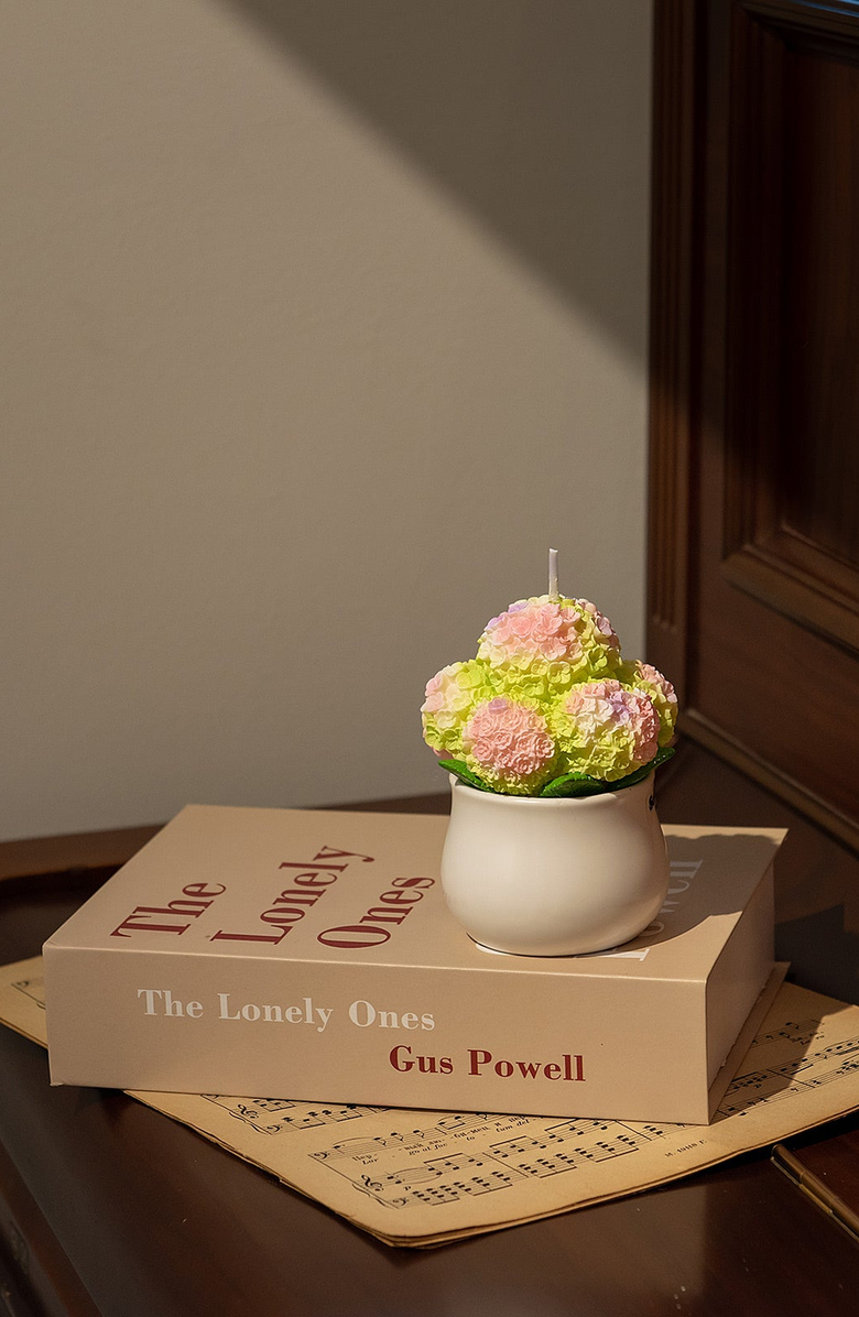 Southlake gifts Hydrangea Candle, Alternate, color, Green