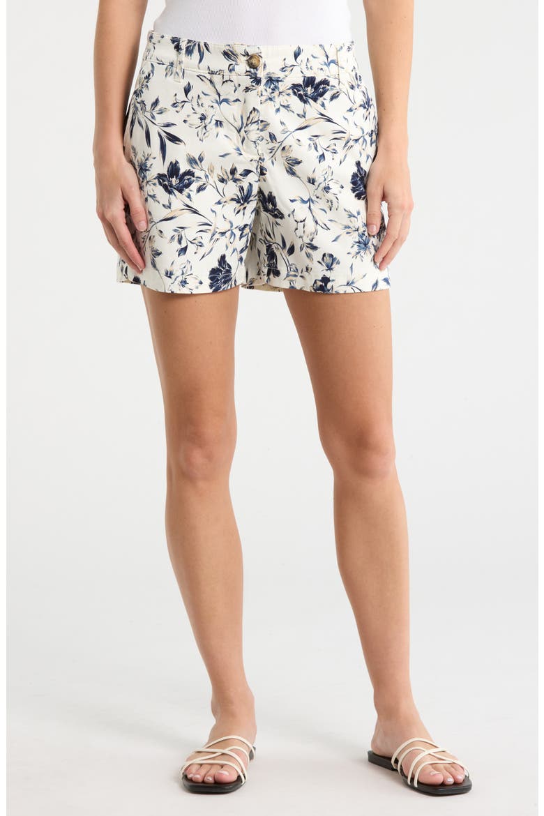 Flora Flourish Boracay Shorts, Main, color, COCONUT