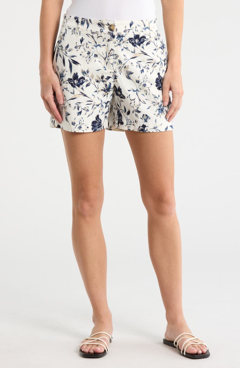 Tommy Bahama Flora Flourish Boracay Shorts, Main, color, Coconut