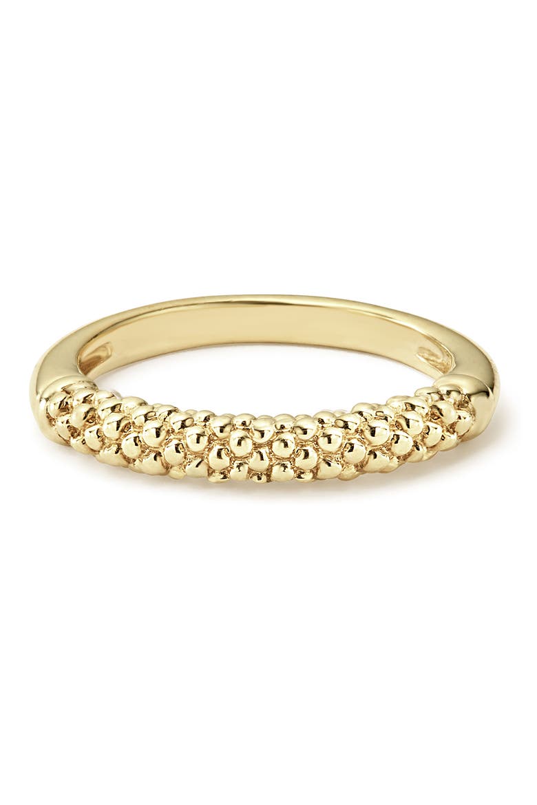 Caviar Band Ring, Alternate, color, GOLD