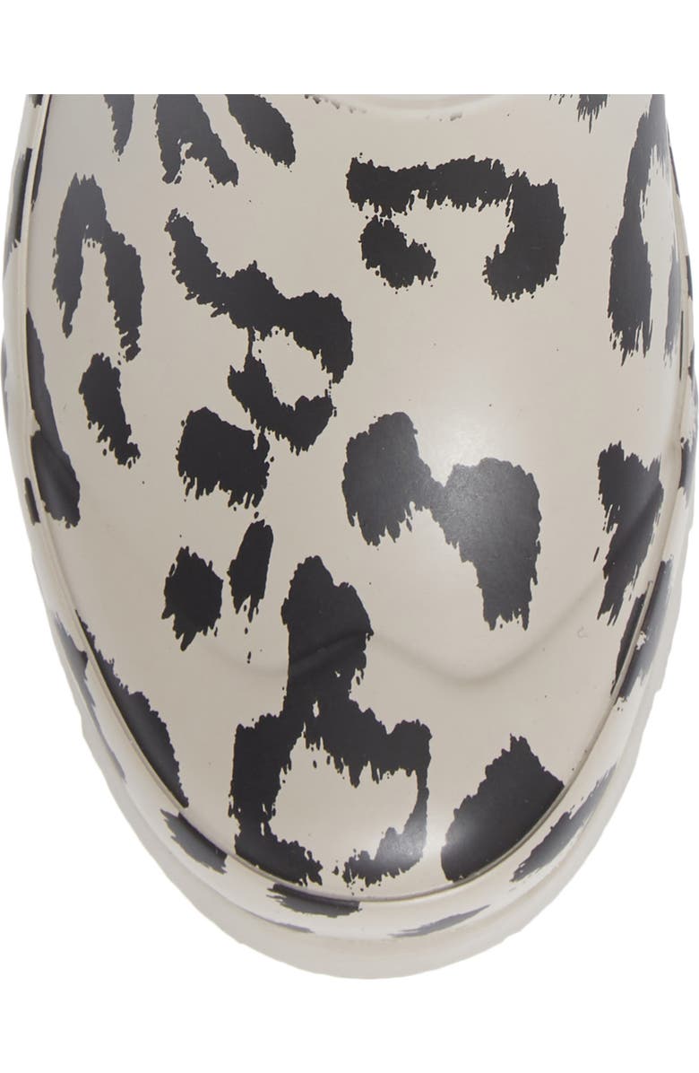 Hunter Kids' Original Tall Leopard Print Waterproof Rain Boot, Alternate, color,