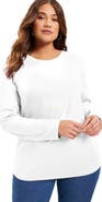 June + Vie Long-Sleeve Crewneck One + Only Tee