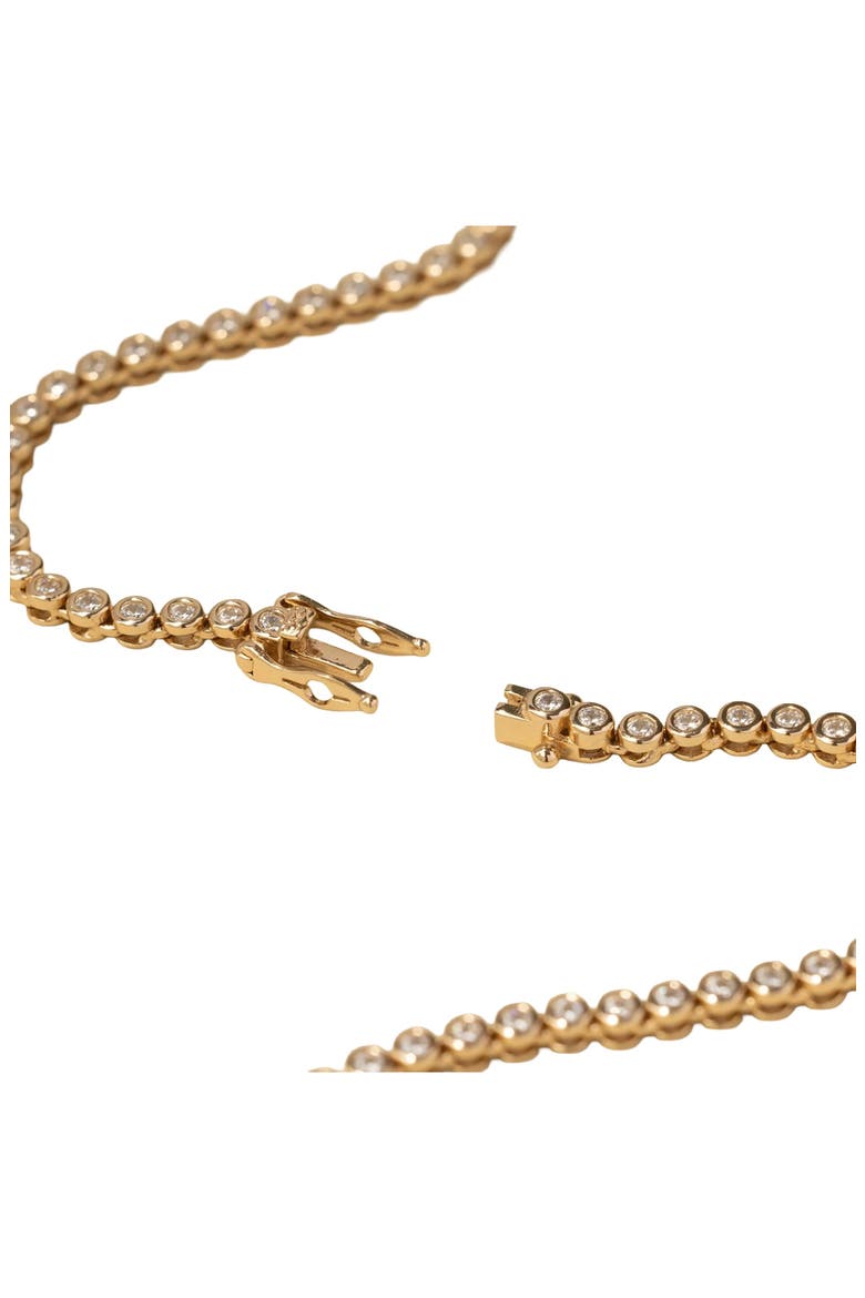 Poppy Cubic Zirconia Tennis Bracelet, Alternate, color, GOLD VERMEIL