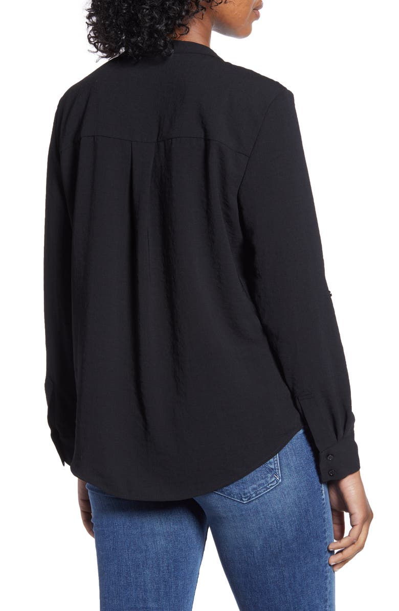Vince Camuto Matte Rumple Blouse, Alternate, color, 