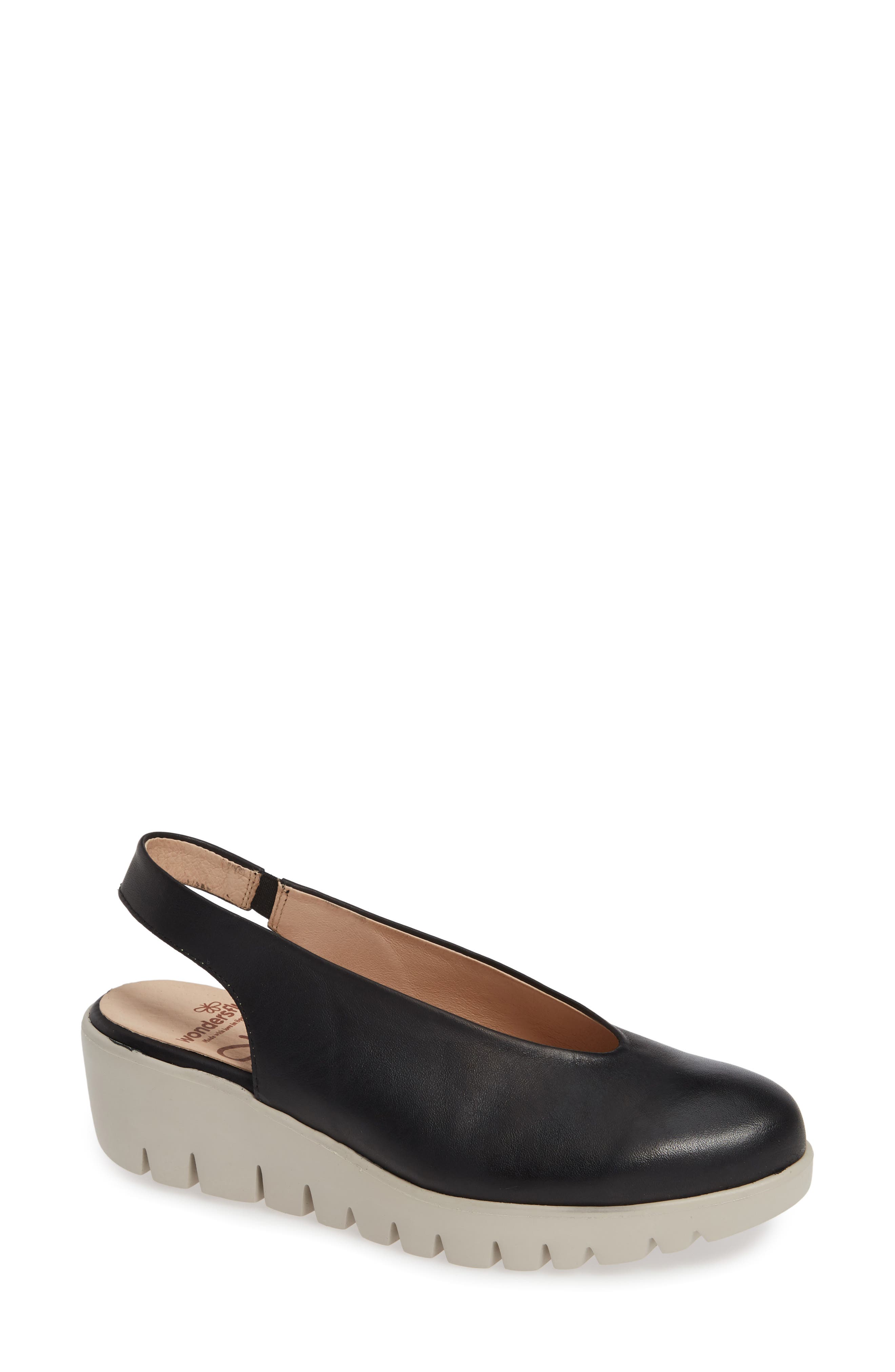 Wonders C-33124 Slingback Wedge, Main, color, 