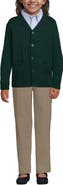 Lands' End School Uniform Kids Legacy Varsity Cardigan