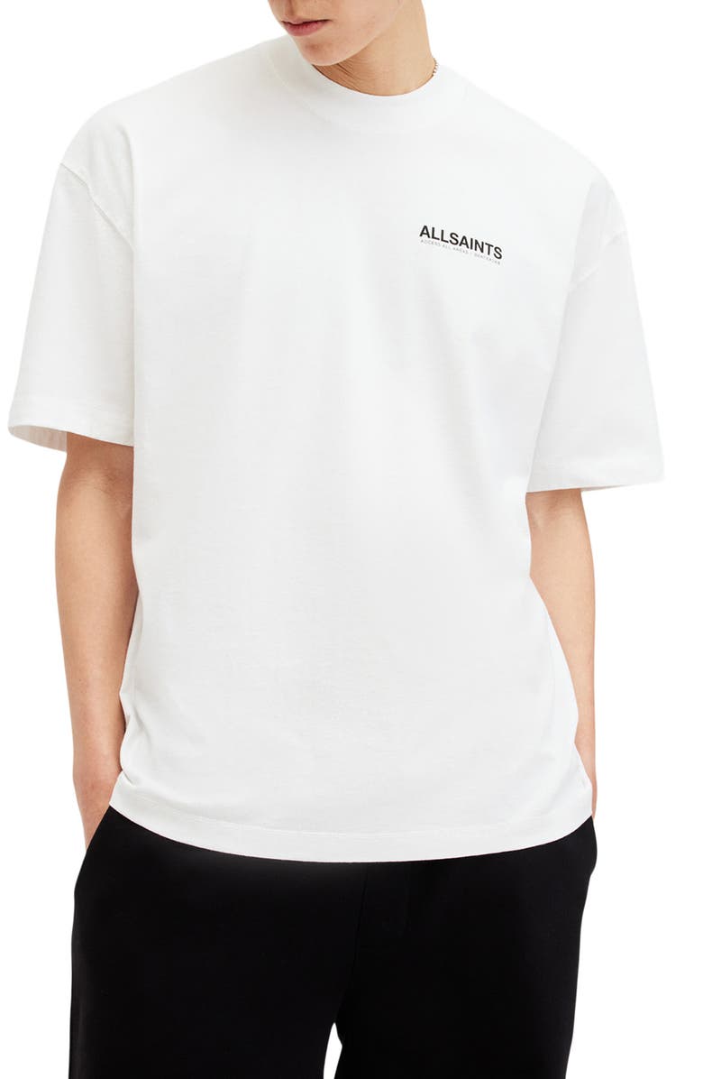 AllSaints Los Angeles Logo Graphic T-Shirt, Alternate, color, 