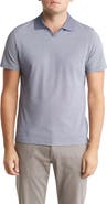 Robert Barakett Farnsworth Short Sleeve V-Neck Piqué Polo
