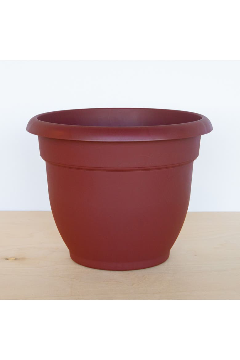 16 Inch Ariana Pot Planter, Burnt Red, Alternate, color, Red