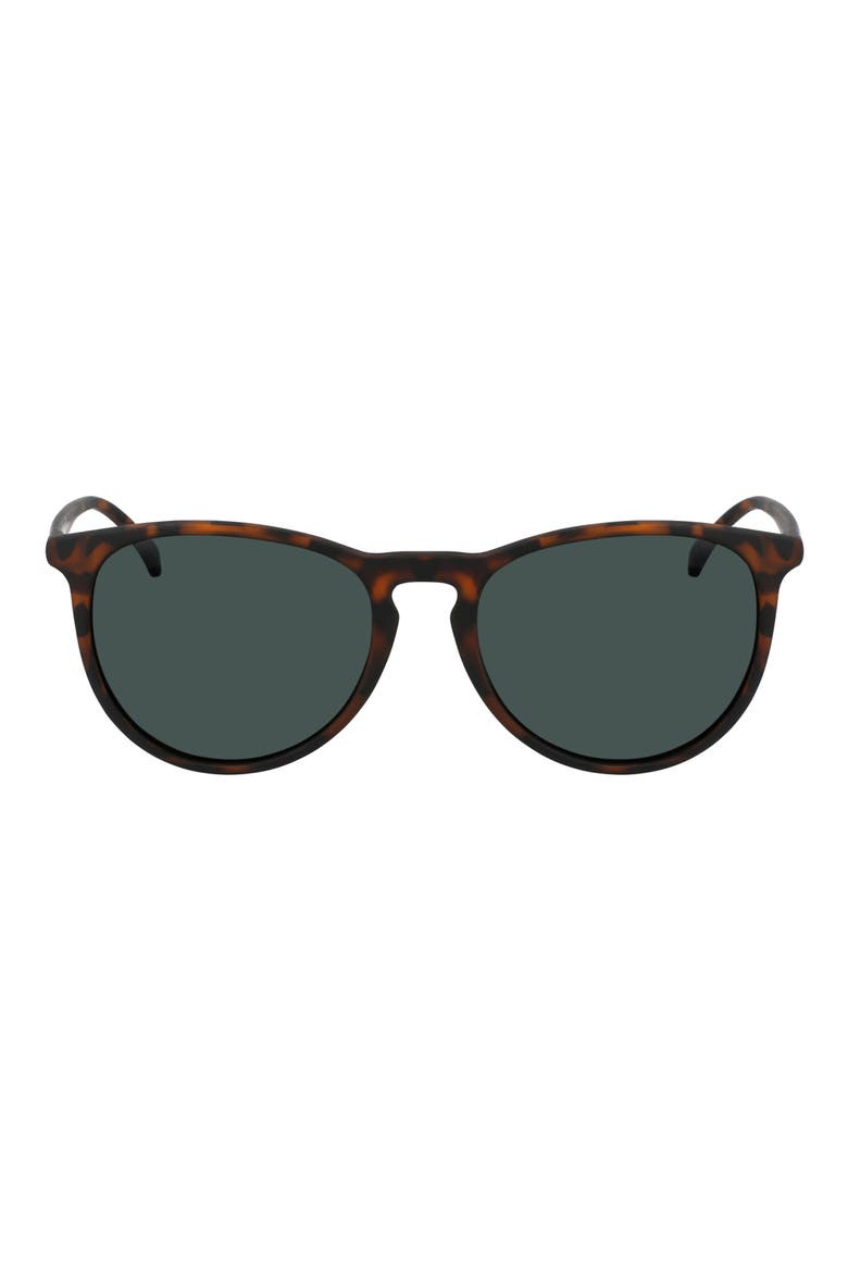 55mm Vintage Round Sunglasses, Main, color, MATTE TORTOISE
