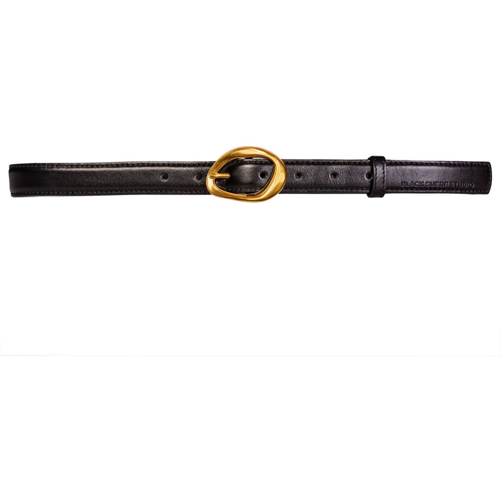 Black Suede Studio Iconic Belt