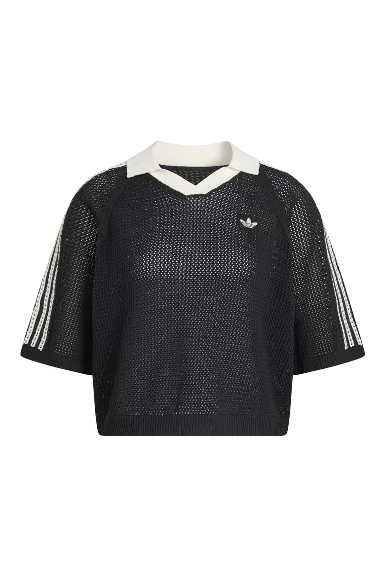 adidas Originals Open Stitch Polo (Women) | Nordstrom