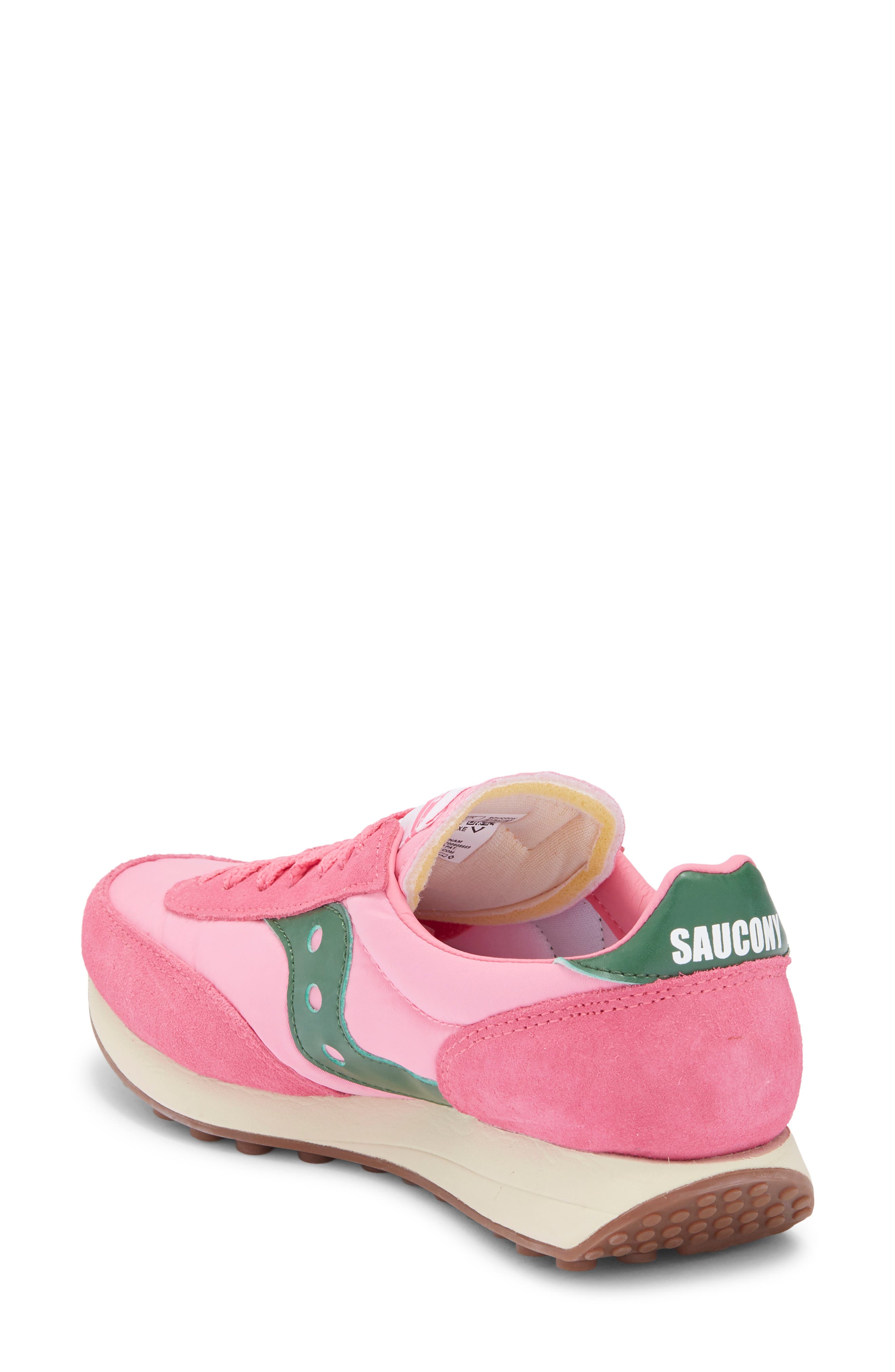 Saucony Gender Inclusive Trainer 80 Sneaker, Alternate, color, Pink/ Forest