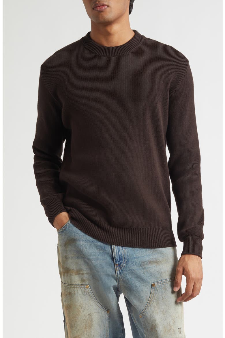 Journey Crewneck Sweater, Main, color, BLACK COFFEE