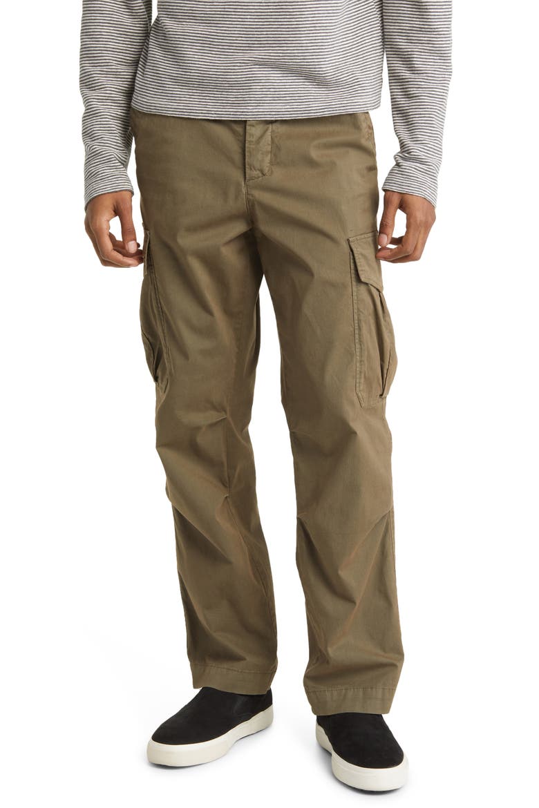 Kenny Italian Garment Dye Cargo Chino Pants, Main, color, OLIVEBONSAI