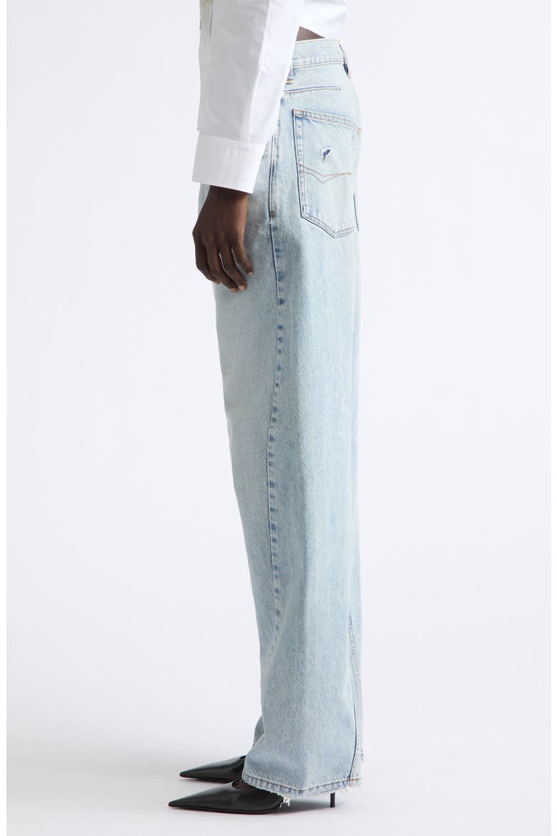 Twisted Seam Organic Cotton Jeans, Alternate, color, 4020 MIDNIGHT BLUE